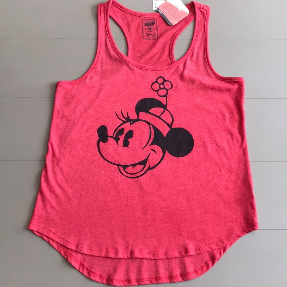 Vintage Minnie Mouse racer back tank top